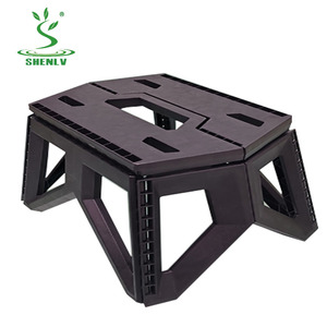 Taburete plegable de plástico de alta calidad, molde de inyección, excelente precio, directo de fábrica en la ciudad de Taizhou - Product Image 6