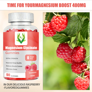 Gomitas de Glicinato de Magnesio de Marca Privada OEM, Extra Fuertes, Sin Azúcar, Alivia Calambres Musculares con Vitamina B6 - Product Image 5