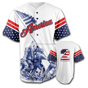 Maillot de baseball personnalisé à manches courtes boutonné, pour équipe sportive, décontracté, avec logo imprimé, unisexe, respirant, séchage rapide, 100% polyester - Product Image 4
