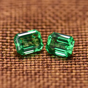 <span class=keywords><strong>Prix</strong></span> de gros par carat – Pierres précieuses synthétiques hydrothermales cultivées en laboratoire, 1,<span class=keywords><strong>5</strong></span>-14 mm, émeraude verte colombienne en vrac - Product Image 2