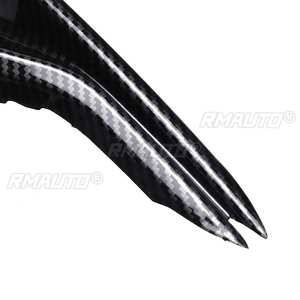 2 pièces de couvre-phares antibrouillard avant de voiture aspect fibre de carbone pour Ford Focus MK4 ST ST Line & ST Line X 2019 2020 2021 - Product Image 6