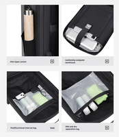 Sac à dos d'affaires étanche en nylon personnalisé pour étudiants, sac de voyage antivol, grande capacité, extensible, sac à dos pour ordinateur portable pour hommes