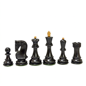 Juego de Ajedrez de cebra rusa de madera con rey de 3,75 pulgadas incluye backgammon de alta calidad para niños hecho de material de papel plástico - Product Image 1