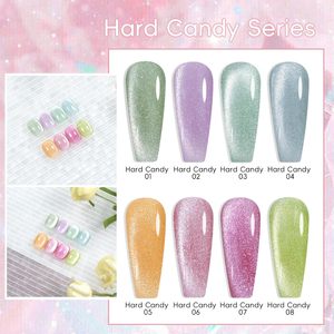 60 Colores de Esmalte de Uñas Magnético para las Fiestas, Gel de Ojo de Gato Colorido de Larga Duración, Gel UV Reflectante, Esmalte de Uñas en Gel DIY - Product Image 4