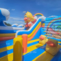 Vente en gros de châteaux gonflables commerciaux, combinés avec toboggan aquatique blanc, mini châteaux gonflables pour enfants, pour la location événementielle