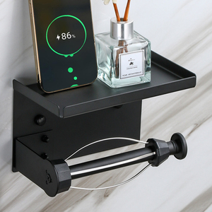 <span class=keywords><strong>Porte</strong></span>-papier toilette <span class=keywords><strong>mural</strong></span> en acier inoxydable standard, sans perçage, étanche, avec effet amortissant - Product Image 3