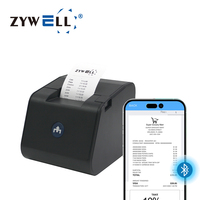 Impresora Térmica de Recibos Bluetooth de 58 mm, Impresora POS para Teléfonos Android e iOS, Impresora de Tickets POS
