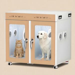 Secadora de Mascotas Multifuncional de Acero Inoxidable, 350L, Lujosa, Moderna, Duradera, Antibacteriana, Ecológica y Personalizada - Product Image 1