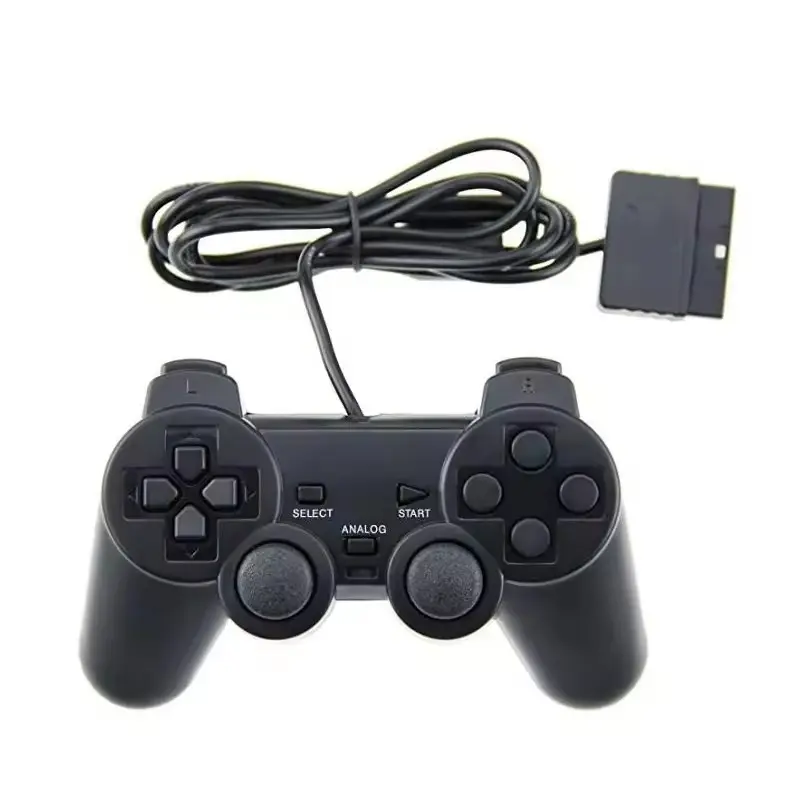 PS2 kablolu oyun denetleyicisi için PS2 kolu için Gamepad