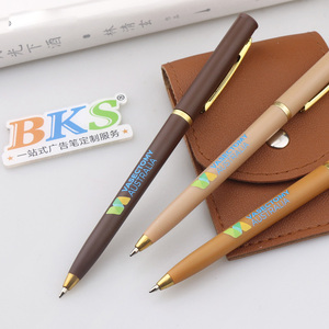 <span class=keywords><strong>Stylo</strong></span> bille en plastique doré de luxe avec logo personnalisé, encre bleue/noire, <span class=keywords><strong>stylo</strong></span> personnalisé avec logo pour cadeaux promotionnels de bureau/école - Product Image 3