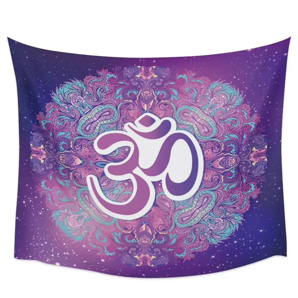 Indian Hippie Bohemian Psychedelic Mandala Wall Hanging Bedding Tapestry