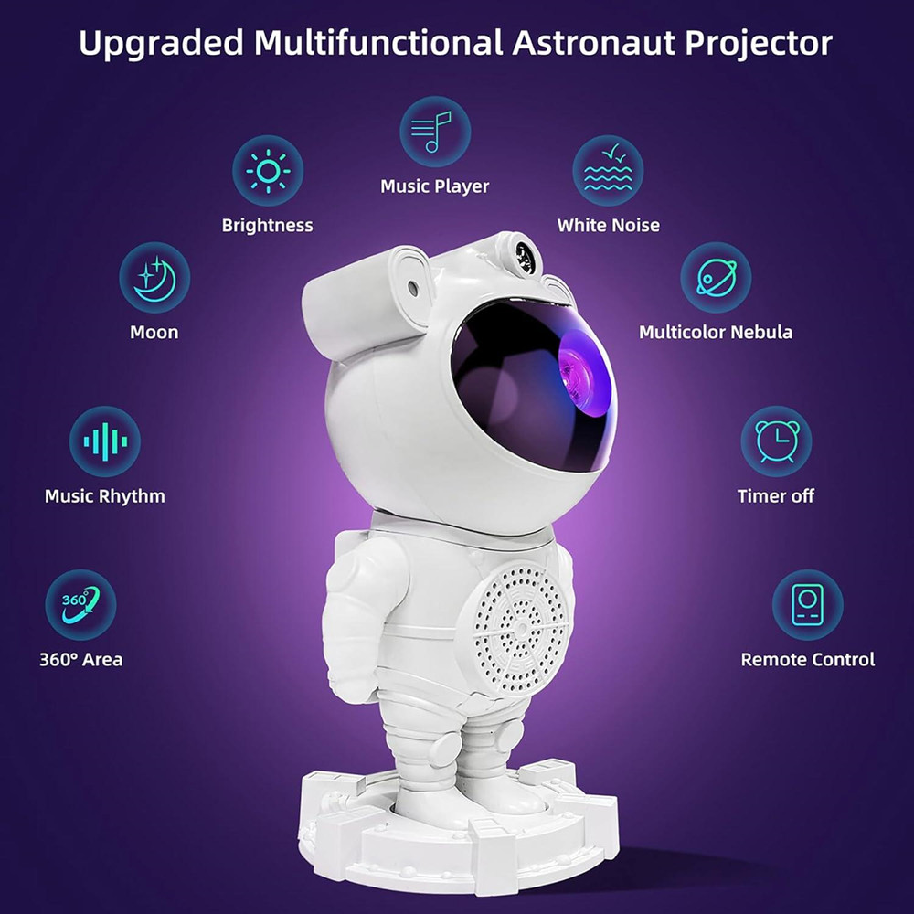 Starry Projector Light - Nightstand Night Light for Kids