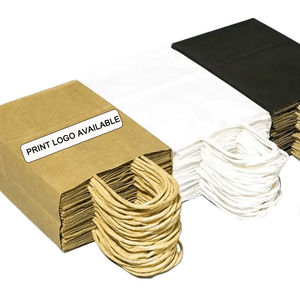 Restaurant Catering Food Take Out Takeaway to Go Packaging Custom Printed Your Own Logo Kraft <b>Brown</b> Paper Bag with Handles - Product Image 4