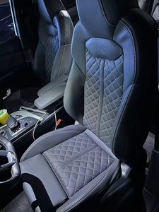 Sedile in pelle pieno fiore con regolazione elettrica, progettato per Audi RSQ8, compatibile anche con A4, A6, Q5 e Q7. - Product Image 3