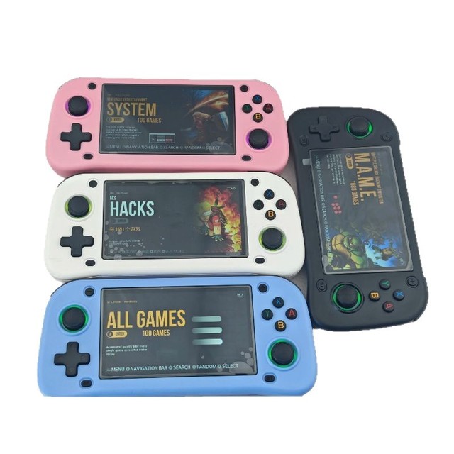 Factory Wholesale G28 4.3-inch Portable Handheld Game Console with 30000+ Games Open Source Retro Arcade Gaming Device Gift