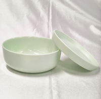 Ensemble de dîner en mélamine blanche de conception populaire vaisselle de table en mélamine de style crème assiettes et bols en mélamine ronds incassables pour hôtel