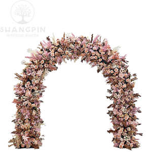 Échantillon gratuit <span class=keywords><strong>de</strong></span> panneaux <span class=keywords><strong>de</strong></span> Roses artificielles, plante <span class=keywords><strong>de</strong></span> pampa, <span class=keywords><strong>gazon</strong></span> mural, couronnes <span class=keywords><strong>de</strong></span> jardin, toile <span class=keywords><strong>de</strong></span> fond <span class=keywords><strong>de</strong></span> mariage, fausse fleur <span class=keywords><strong>de</strong></span> cerisier - Product Image 3