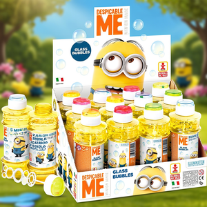Soluzione per bolle di sapone Despicable Me Glass Bubbles 300ml Minions per bambini - Product Image 3