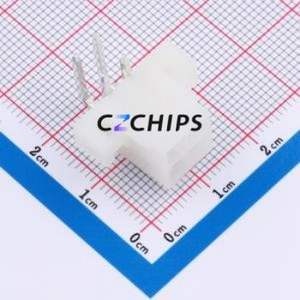 DLL-5569F-4AW Wire-to-Board Pin Header Bent Lead Through Hole,P=4.2mm Connector 2x2P 4.2mm Right Angle Insert 4P - Product Image 1