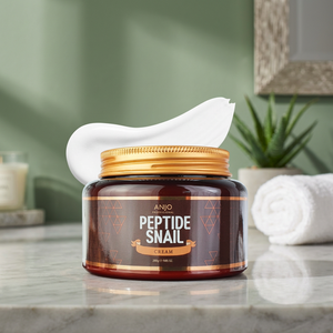 Crème au peptide d'escargot ANJO, cosmétique coréen anti-âge, anti-rides, hydratante, soin du visage de nuit OBM, 280 ml, adultes, tous types de peau - Product Image 3
