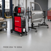 Machine à souder MIG en aluminium, machine à souder MIG à inverter, soudeuse MIG IGBT 500A à gaz