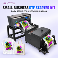 Kit de démarrage d'imprimante DTF Mini A3 Epson 4720 7 couleurs CMYK+W+FY+FP avec secoueur de poudre automatique CE RoHS Garantie de 1,5 an