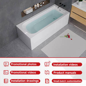 Kinglauren 170x70 Interior Blanco Acrílico Borde Delgado Estándar DE LA UE Insertado <span class=keywords><strong>Bañera</strong></span> Uno por Uno Paquete <span class=keywords><strong>con</strong></span> <span class=keywords><strong>Patas</strong></span> Sifón de Desagüe - Product Image 4