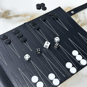 Juego de <span class=keywords><strong>Ajedrez</strong></span> y Backgammon Plegable Portátil, Caja de Plástico Multifuncional de Viaje, Elástica y Retráctil, Nueva Caja de <span class=keywords><strong>Ajedrez</strong></span> Plegable Portátil en Venta - Product Image 3