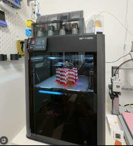 Impresora 3D FDM PLA de Doble Extrusor Lab H2C Cmobo con Nivelación Automática y Conectividad WiFi/USB/Cableada - Product Image 5