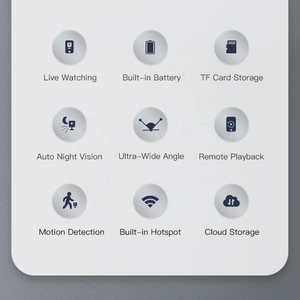 Caméra de sécurité WiFi dissimulée en gros, angle de vue ultra-large 170° °   Caméra espionne cachée OEM/ODM, mini caméra intelligente sans fil pour la maison - Product Image 3