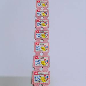 Tickets de loterie à tirette personnalisés en vrac Matériau étanche pour les centres de <span class=keywords><strong>casino</strong></span> et d'arcade - Product Image 5