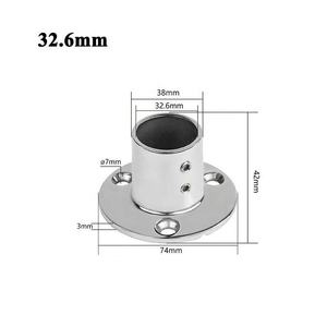 Accessoire marin en acier inoxydable AISI 316, base rectangulaire, base de main courante à 90 degrés pour bateau - Product Image 5