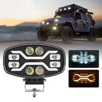 Lampe de travail LED 8 LED de 7 pouces pour chariot élévateur, phare antibrouillard tout-terrain robuste pour camion, SUV, Jeep, remorque