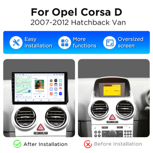 Radio de Coche Inalámbrico Junsun con Carplay para Opel Corsa D 2007-2012, GPS, Navegación, Reproductor Multimedia, Bluetooth, Video para el Tablero - Product Image 2