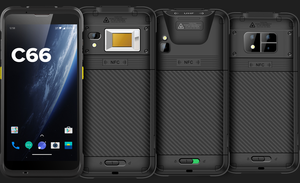 Chainway C66 Mobile Phone Handheld Terminal PDA NFC Scanner Android 11/13 UHF RFID Reader Handheld Mobile <strong>Computer</strong> Stock - Product Image 3