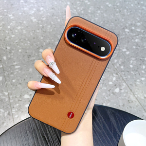 Fundas de teléfono móvil de cuero PU para negocios, para Google Pixel 11 Pro XL 10 9 Pro, con marco metálico para la cámara, cubierta trasera a prueba de golpes - Product Image 3