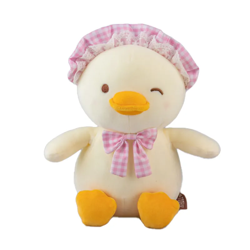 Leyan rose robe 8 pouces Sissy canard jouets en peluche Offre Spéciale poupées en peluche jaune canard en peluche Animal bébé jouets pour enfants filles