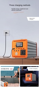 Batterie de stockage d'énergie portable pour voiture, camping, marché nocturne, 500W, <span class=keywords><strong>solaire</strong></span>, lithium-ion, extérieur, mobile - Product Image 3