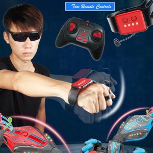 Coche de Acrobacias con Control Remoto por Gestos de 2.4GHz, Conducción de Doble Cara, Rotación de 360 Grados con Luces y Música, Coche RC para Niños - Product Image 6