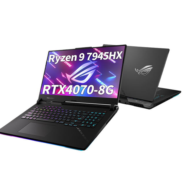 rog strix gaming laptop rtx 4070 7 plus 17.3 inch computer amd ryzen9-7845hx notebooks