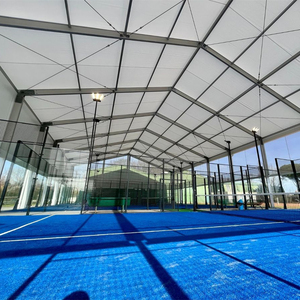 Tente de sport en alliage d'aluminium durable, tente de padel extérieure, tente de tennis personnalisable, toit en PVC imperméable, tentes de pickleball pour arènes sportives - Product Image 3