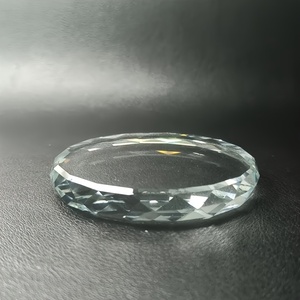 Adornos de Cristal Transparentes Pulidos con Logotipo Personalizado Grabado con Láser para Decoración de Árboles de Navidad - Product Image 3
