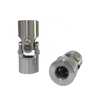Joint universel simple en acier, roulement à aiguilles usiné CNC de précision pour transmission de puissance
