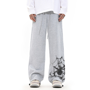 Pantalones Holgados para Hombre, Tejido de Felpa Grueso, Estilo Jogger, Lavado Vintage, Pantalones Deportivos Casuales para Hombre - Product Image 2