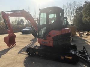 Excavatrice d'occasion certifiée CE Kubota 3 tonnes 6 tonnes en provenance du Japon Mini moteur Kubota KPLC Composants principaux Mini pelle d'occasion - Product Image 3