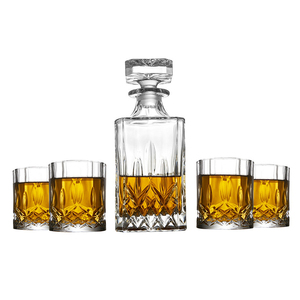 Carafe à whisky en <span class=keywords><strong>cristal</strong></span> 8001DC 750 ml pour whisky, brandy, rhum, vin rouge, <span class=keywords><strong>alcool</strong></span>, spiritueux - Product Image 1