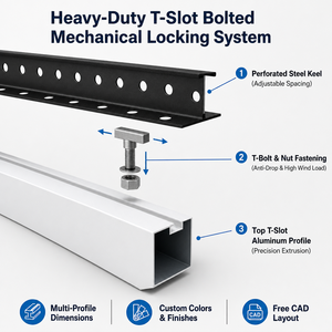 Panel Metálico Suspendido para Techo, Tipo Baffle de Aluminio Ranurado, Cuadrado/Rectangular, Fijación con Tornillos, en Oferta - Product Image 2