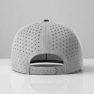 Casquette de baseball à séchage rapide avec <span class=keywords><strong>logo</strong></span> brodé personnalisé 632, vente en gros, haute qualité, 5 panneaux, perforations découpées au laser, Gorras, chapeaux de sport imperméables - Product Image 6