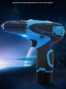 ชุดสว่านไฟฟ้าแบตเตอรี่<span class=keywords><strong>ไร้</strong></span><span class=keywords><strong>สาย</strong></span>ชุดเครื่องมือเครื่องมือสว่านไฟฟ้าแบบไร้แปรงถ่านแบบพกพา - Product Image 2