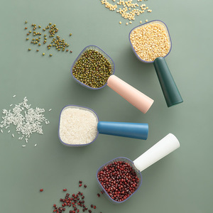 EVEFU Cuchara Medidora Multifuncional de Plástico ABS Transparente para Arroz, Harina, Alimentos para Mascotas y Granos - Product Image 2